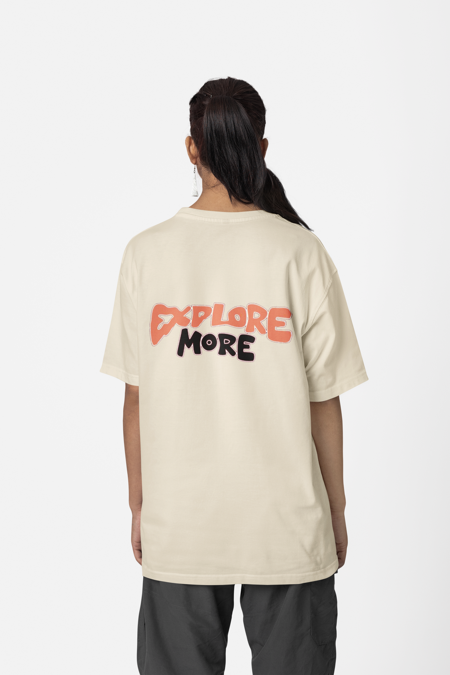EXPLORE MORE OVERSIZED T-SHIRT - Costa Moon