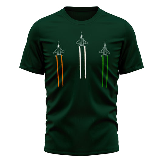 TRICOLOR AIRCRAFT T-SHIRT