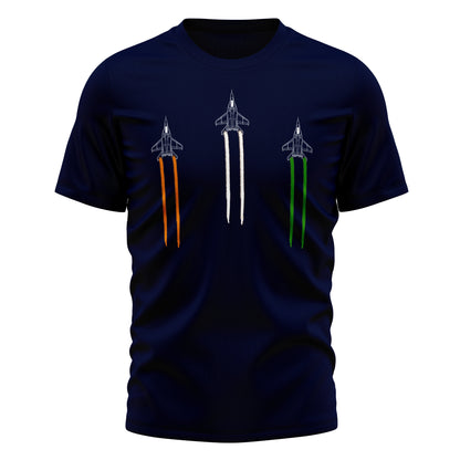 TRICOLOR AIRCRAFT T-SHIRT - Costa Moon