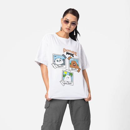 EXPLORE MORE OVERSIZED T-SHIRT - Costa Moon