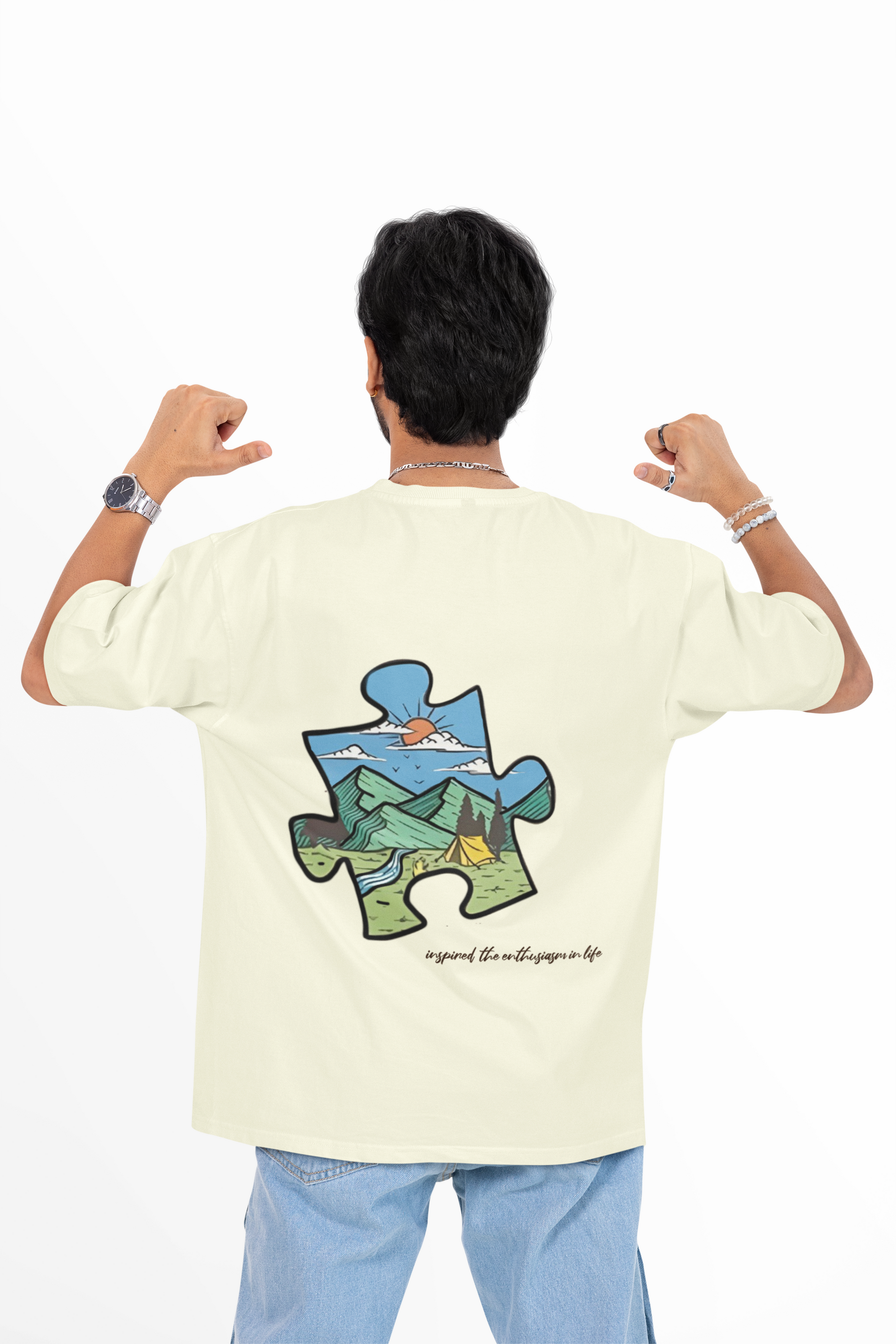 INSPIRED OVERSIZED T-SHIRT - Costa Moon