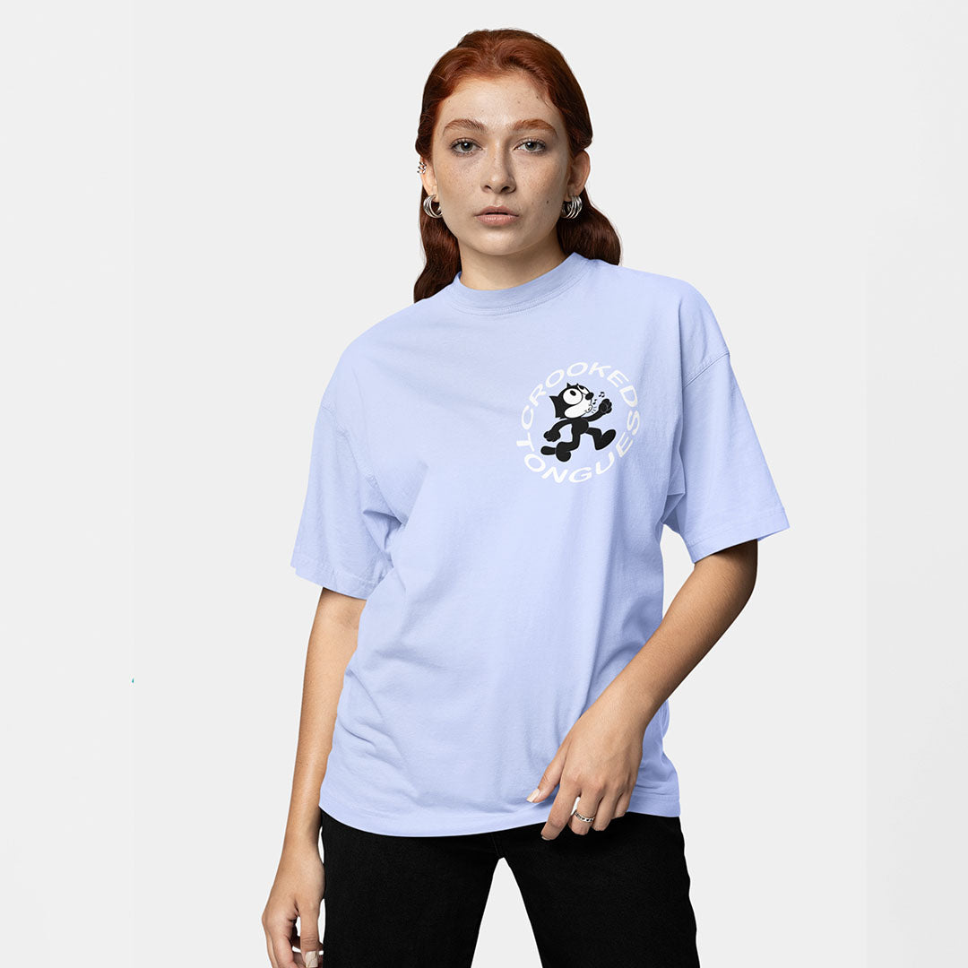 CROOKED TONGUES OVERSIZED T-SHIRT - Costa Moon