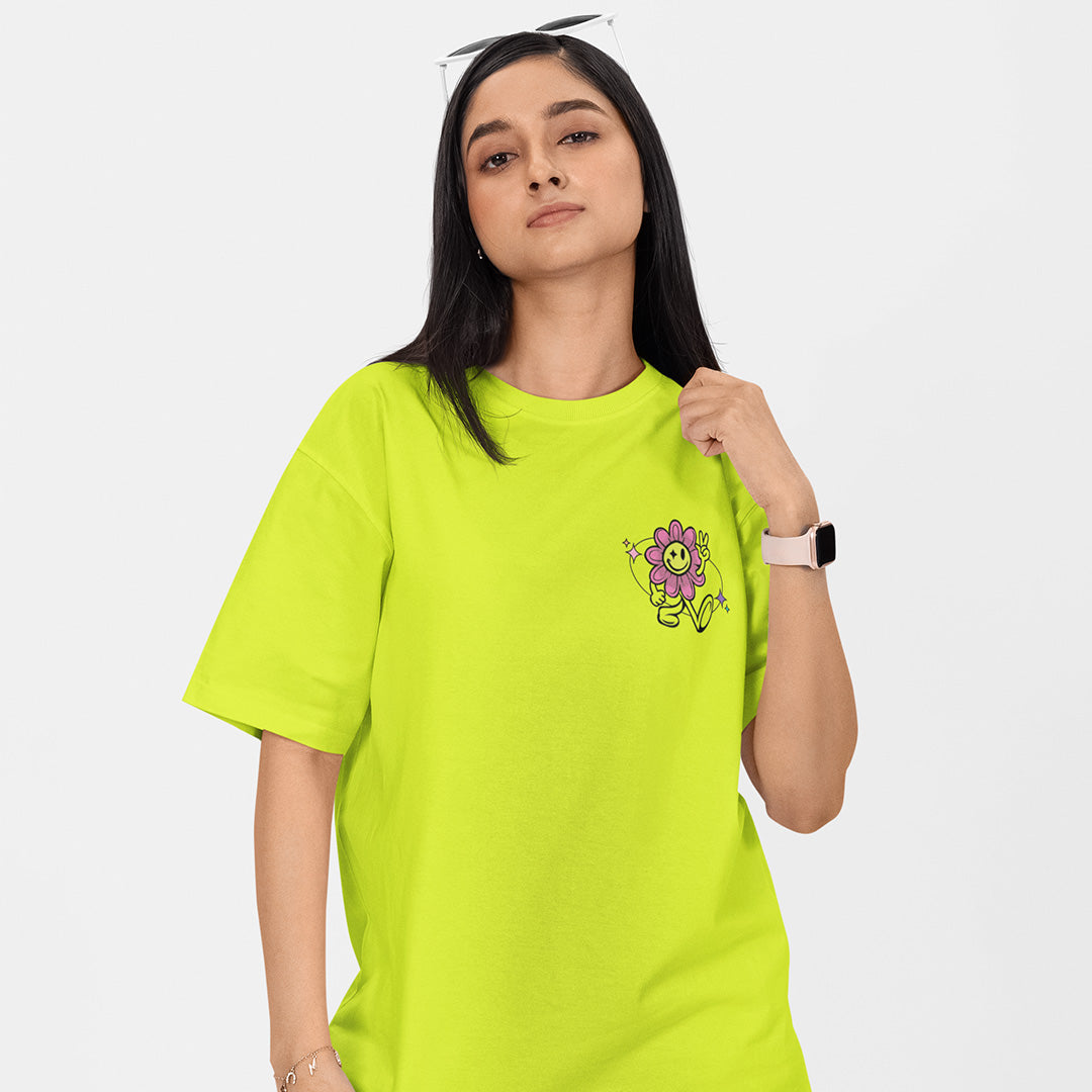 POSITIVE OVERSIZED T-SHIRT - Costa Moon