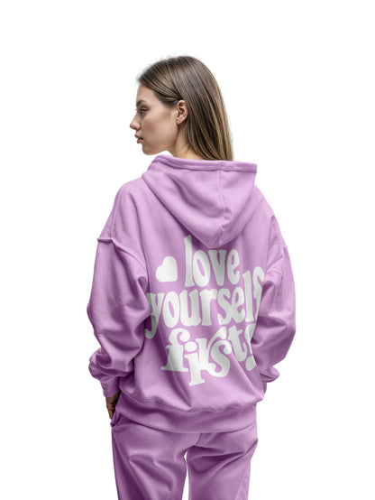 LOVE YOURSELF FIRST HOODIE - Costa Moon