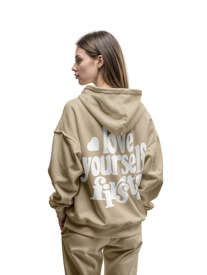 LOVE YOURSELF FIRST HOODIE - Costa Moon