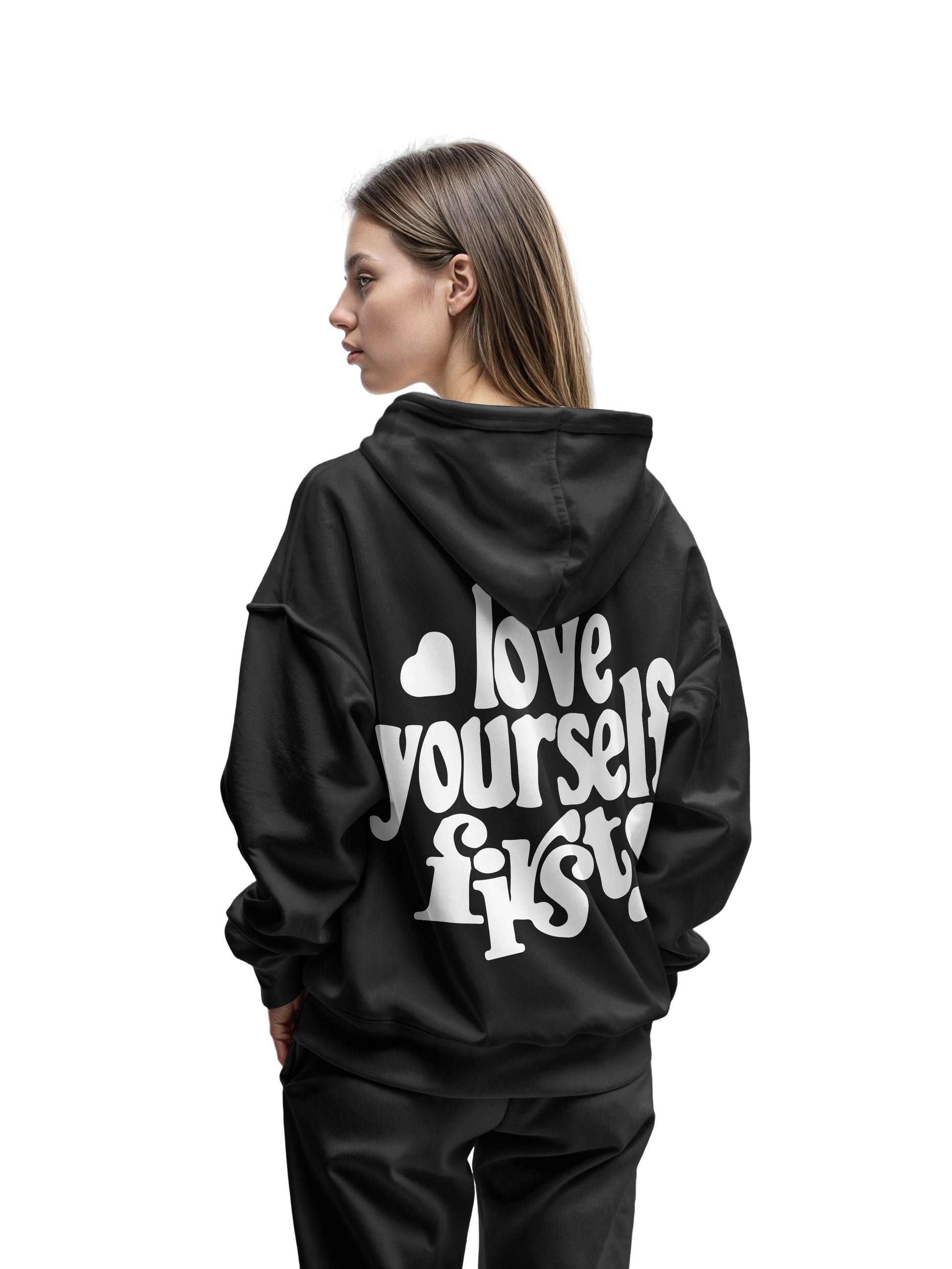 LOVE YOURSELF FIRST HOODIE - Costa Moon
