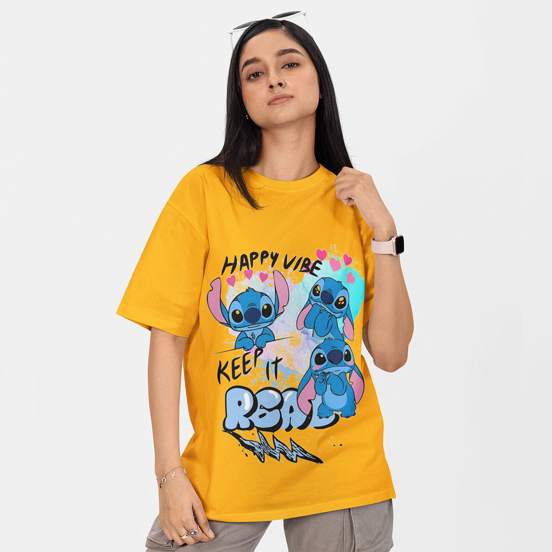KEEP IT REAL OVERSIZED T-SHIRT - Costa Moon