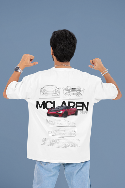 MCLAREN CAR LOVER OVERSIZED T-SHIRT - Costa Moon