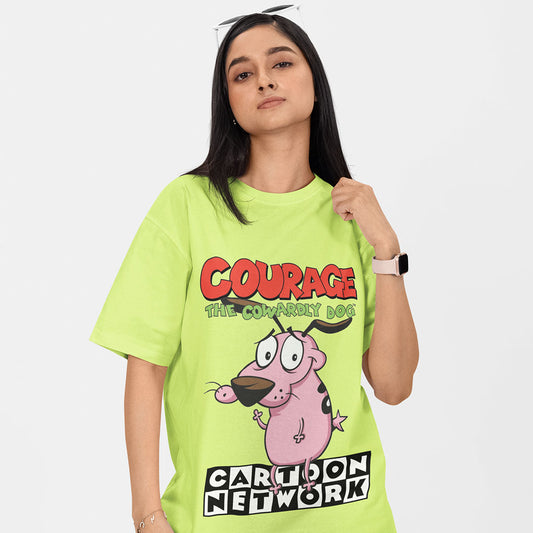 COURAGE OVERSIZED T-SHIRT - Costa Moon