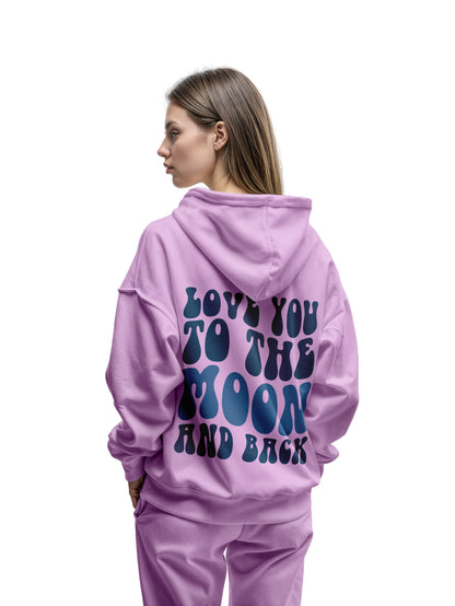 LOVE YOU TO THE MOON AND BACK HOODIE - Costa Moon