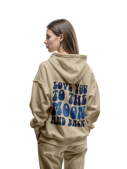 LOVE YOU TO THE MOON AND BACK HOODIE - Costa Moon