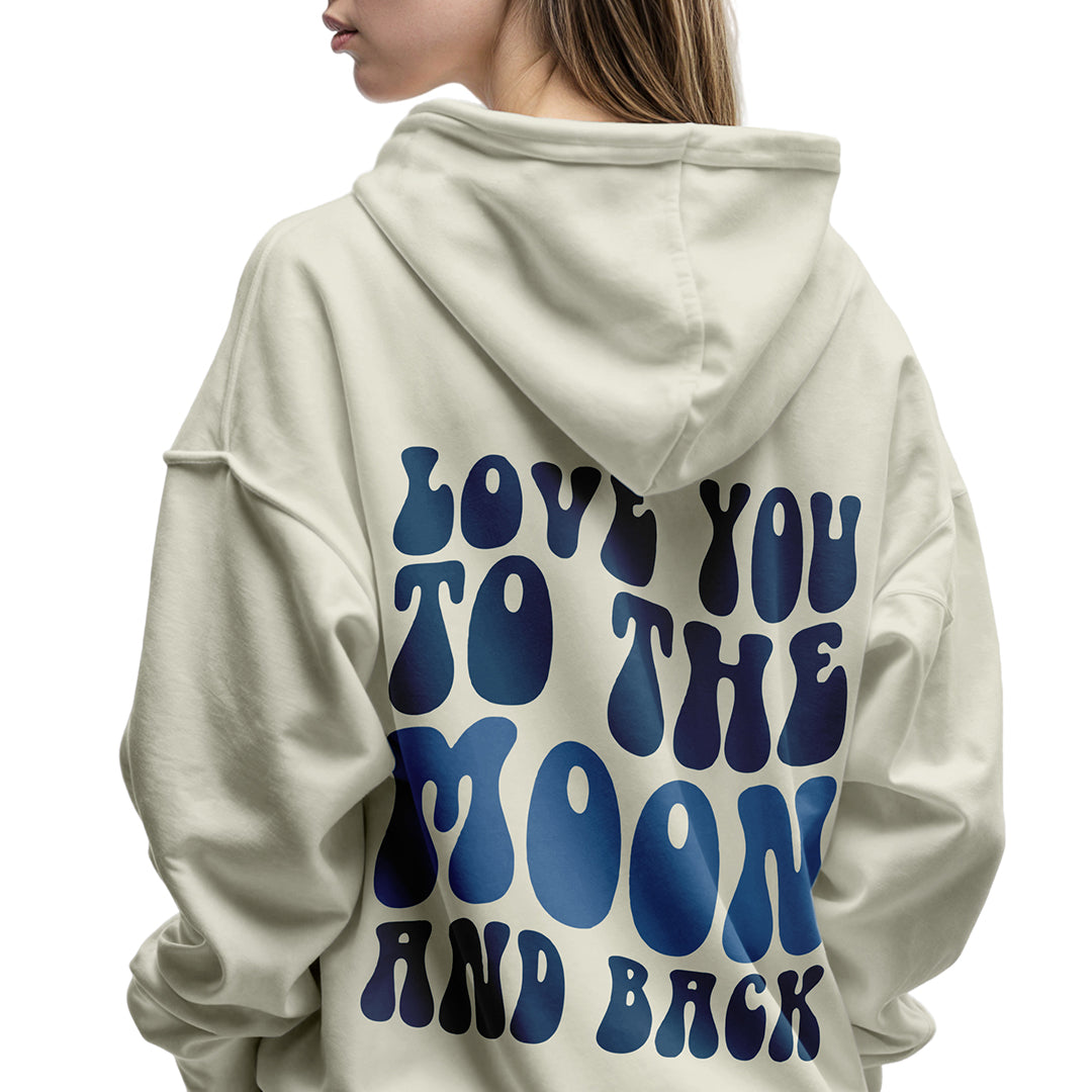 LOVE YOU TO THE MOON AND BACK HOODIE - Costa Moon