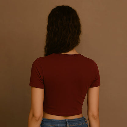 His Mom Still Loves Me Crop Tee - Costa Moon