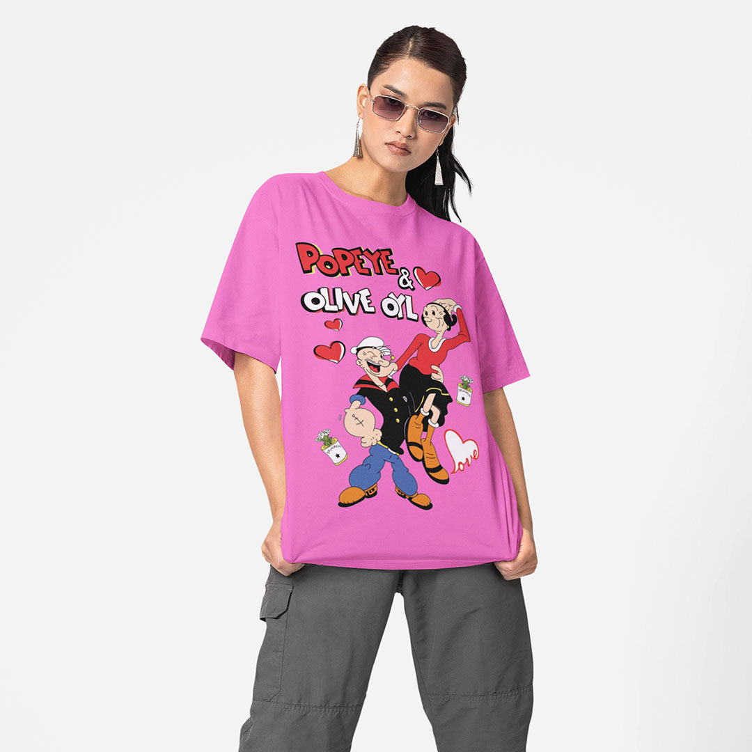 POPEYE OVERSIZED T-SHIRT - Costa Moon