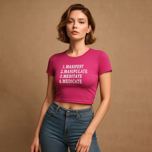Manifest Crop Tee