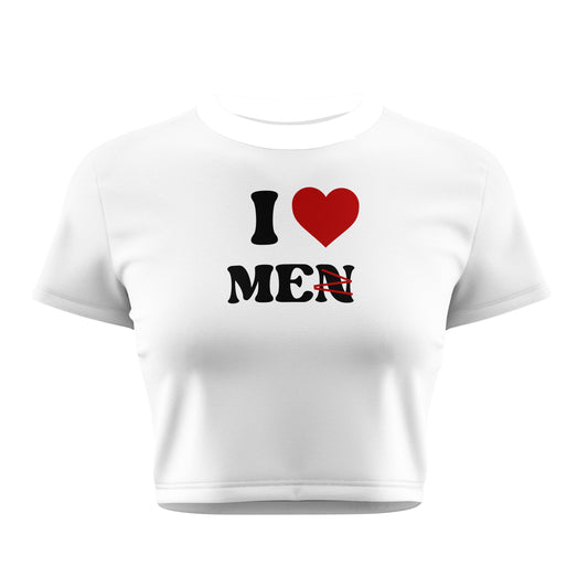 I Love Me Crop Tee - Costa Moon