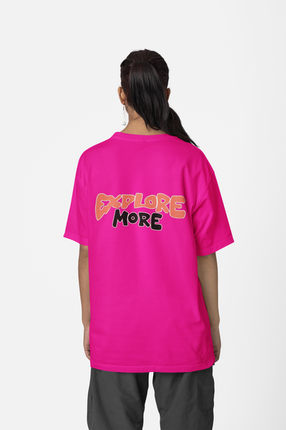 EXPLORE MORE OVERSIZED T-SHIRT - Costa Moon
