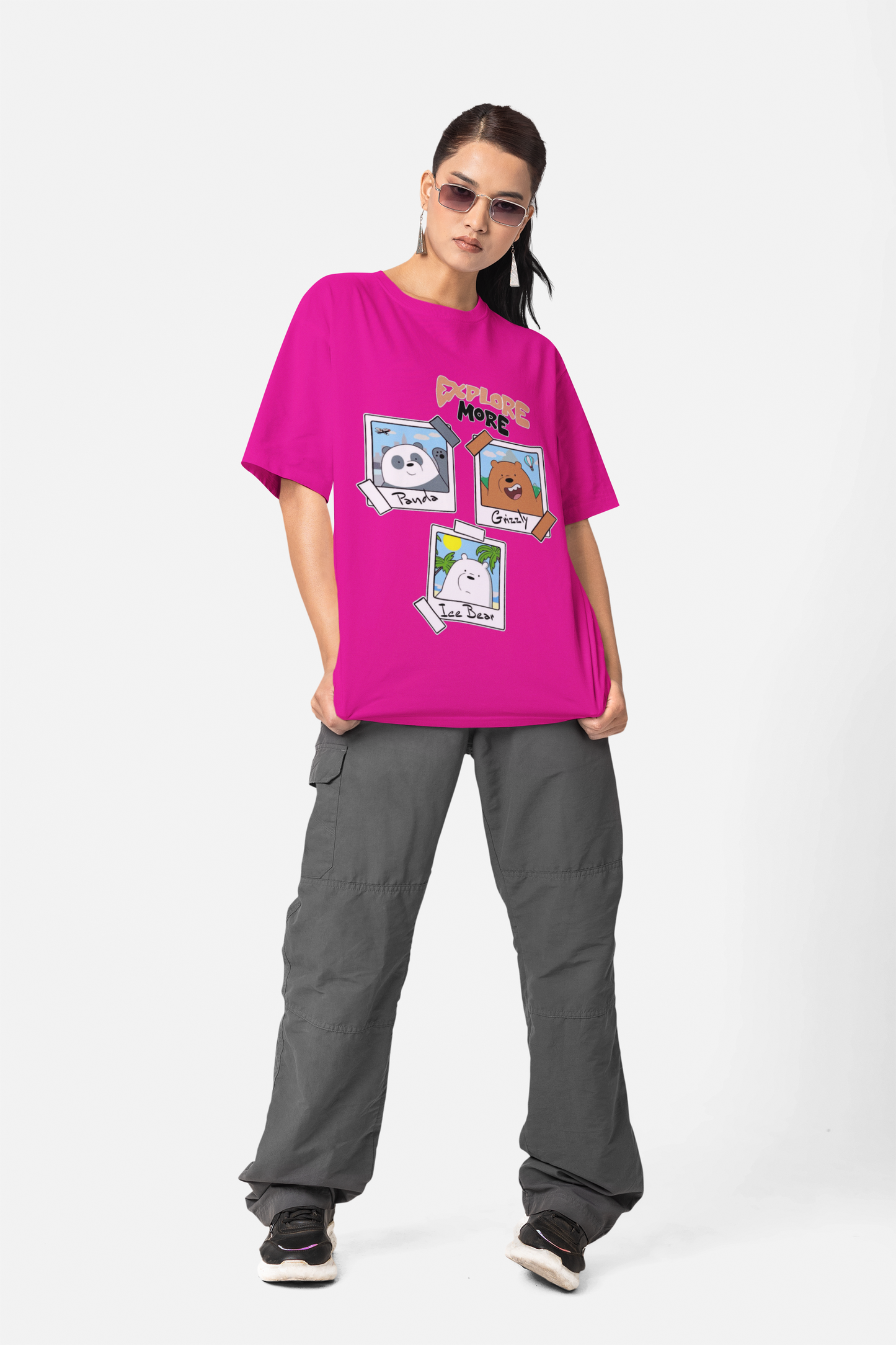 EXPLORE MORE OVERSIZED T-SHIRT - Costa Moon