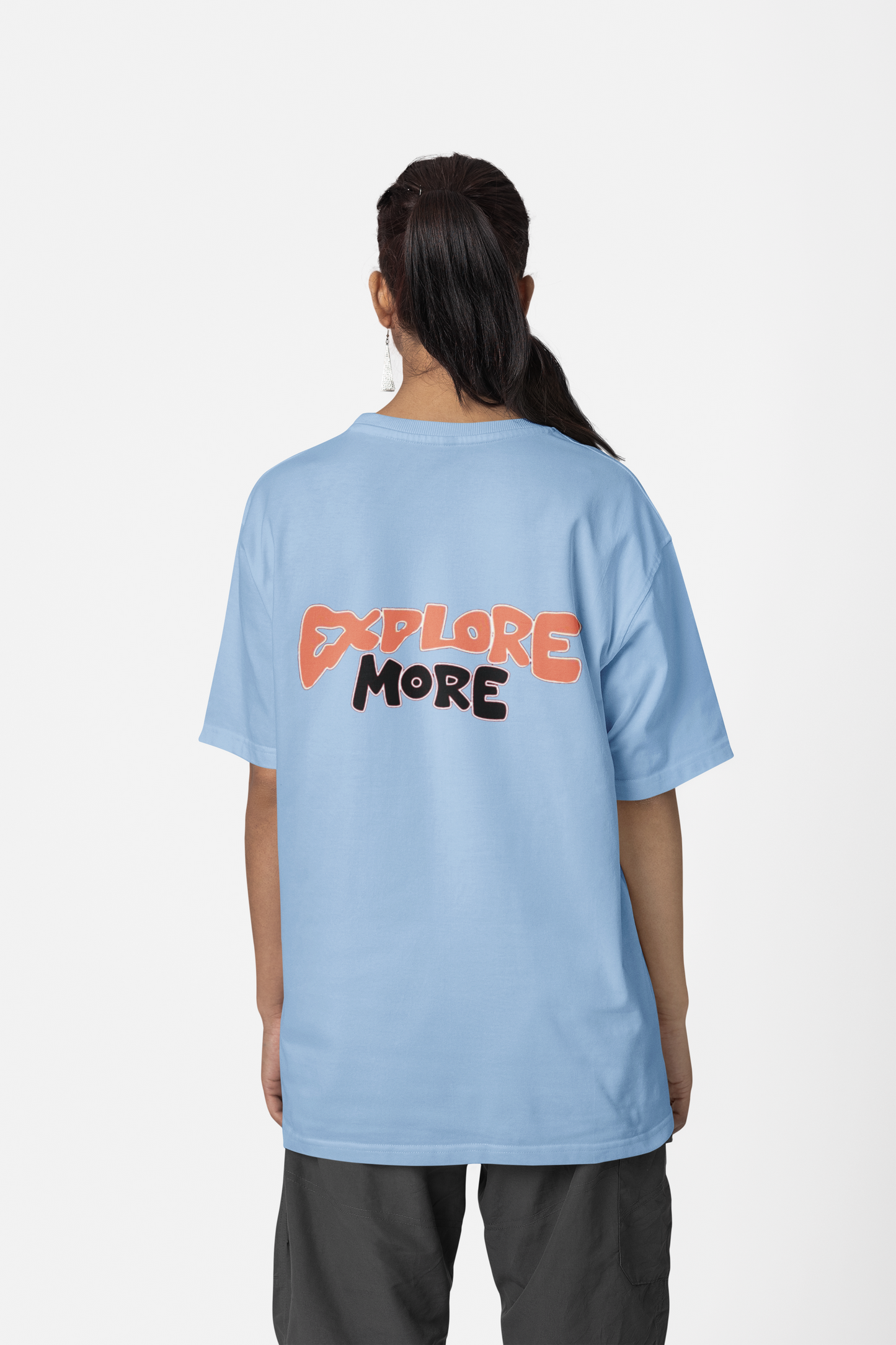 EXPLORE MORE OVERSIZED T-SHIRT - Costa Moon