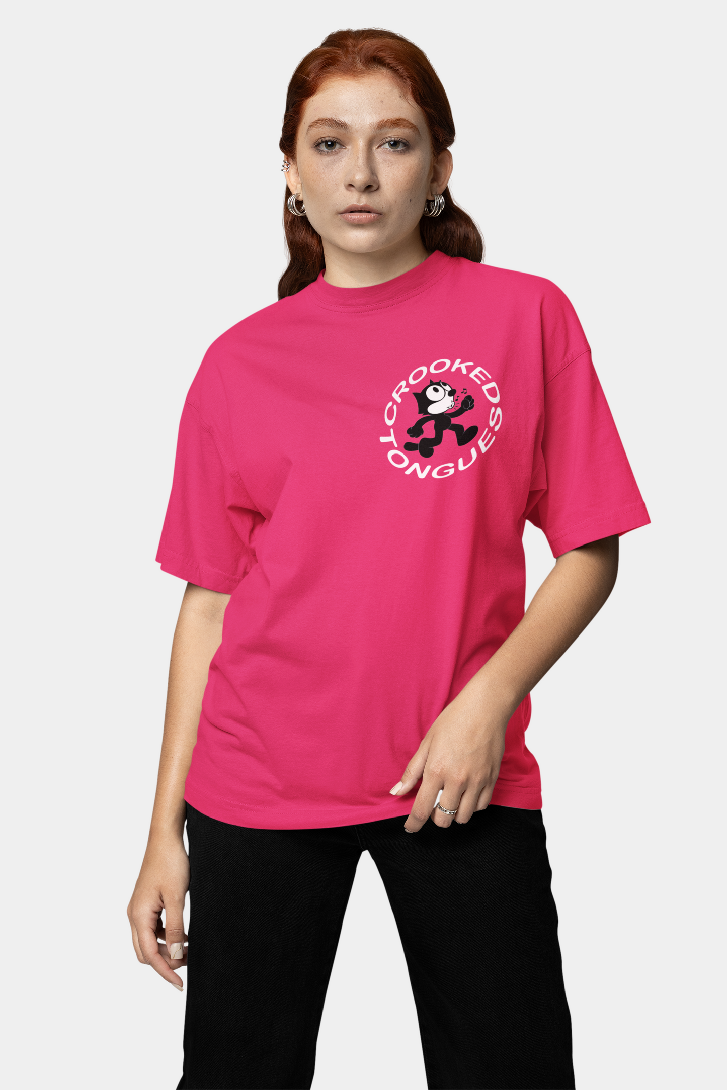 CROOKED TONGUES OVERSIZED T-SHIRT - Costa Moon