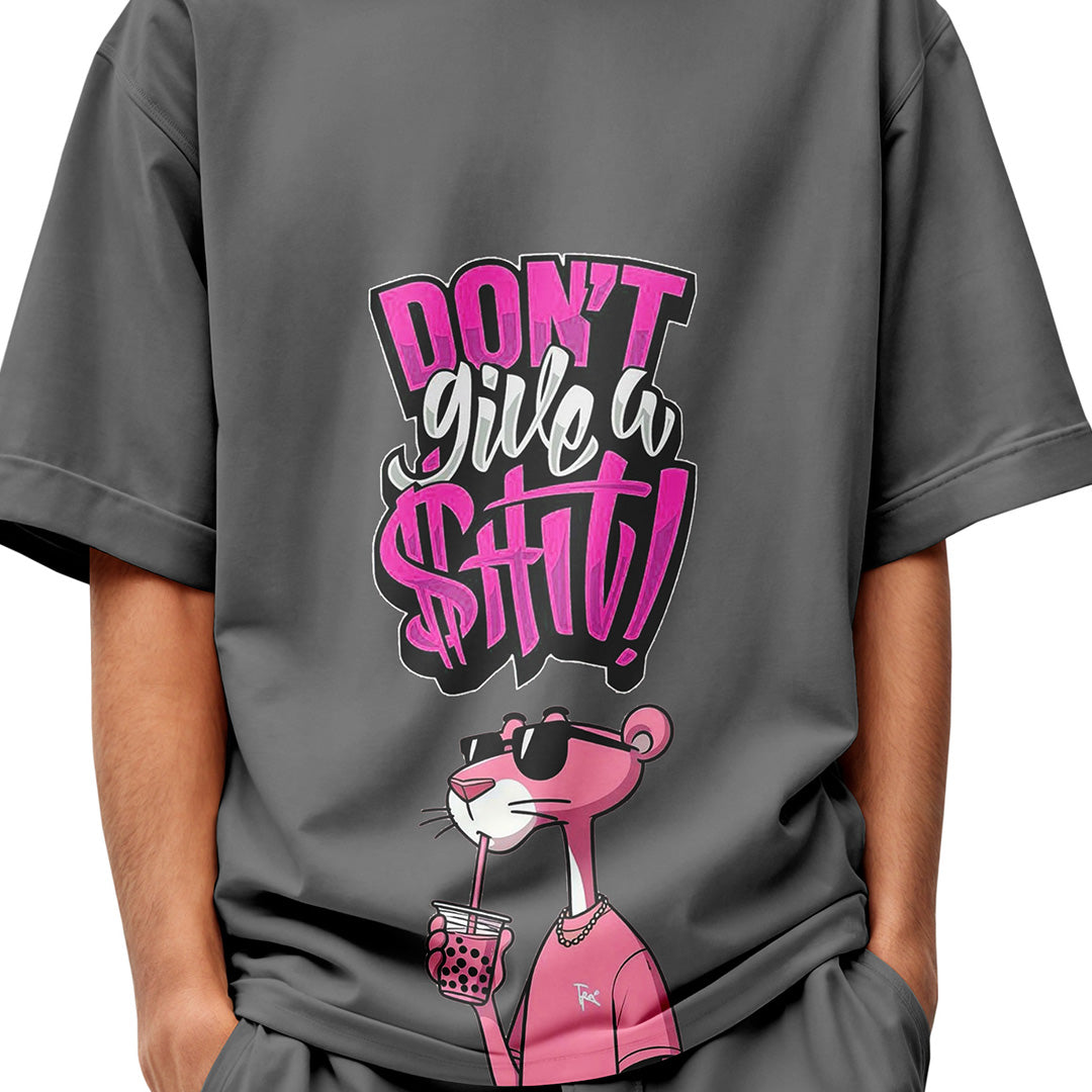 DON'T GIVE A SHIT OVERSIZED T-SHIRT - Costa Moon