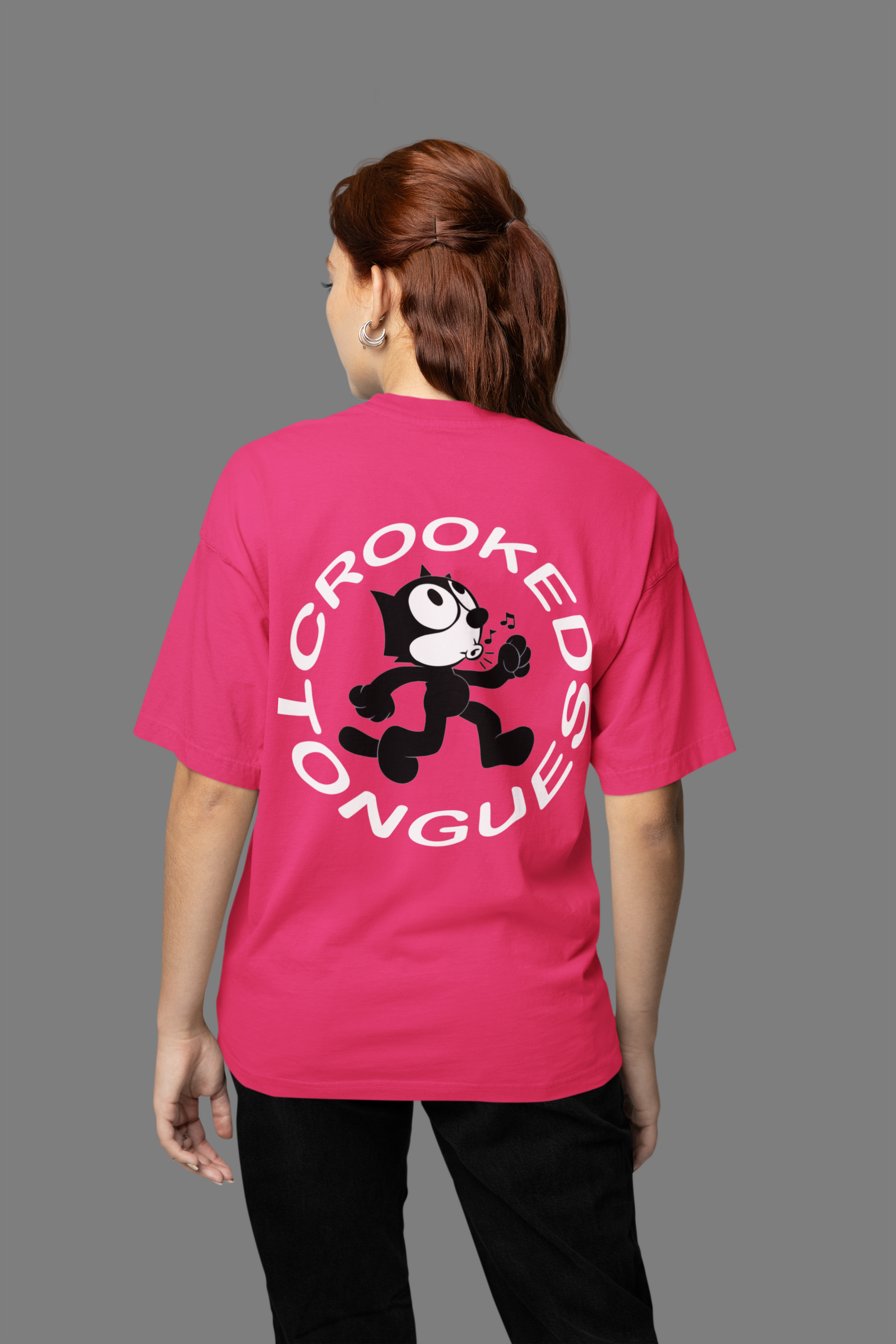 CROOKED TONGUES OVERSIZED T-SHIRT - Costa Moon