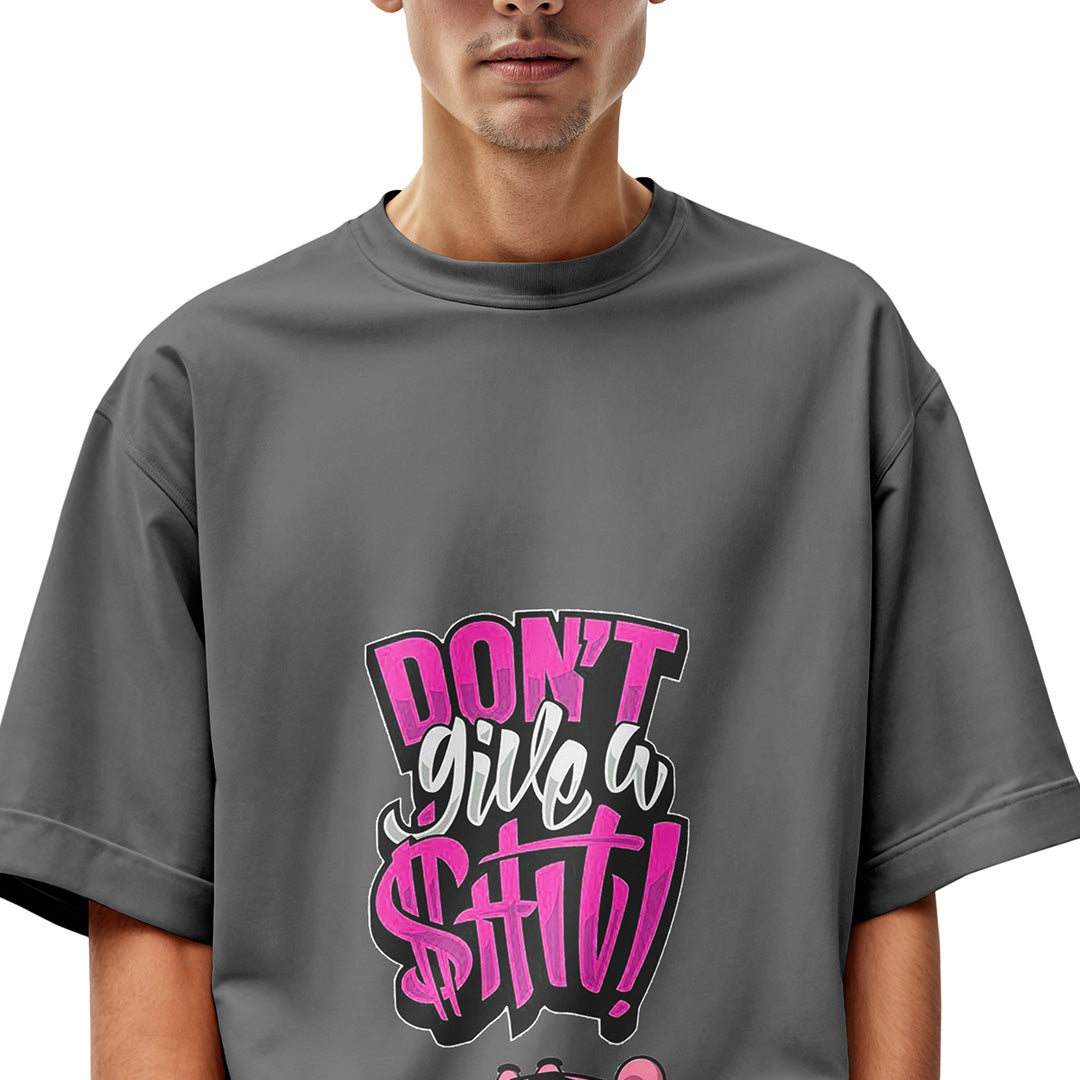 DON'T GIVE A SHIT OVERSIZED T-SHIRT - Costa Moon