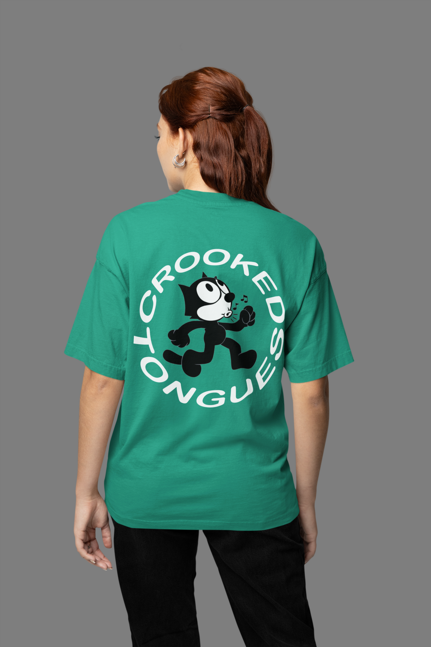 CROOKED TONGUES OVERSIZED T-SHIRT - Costa Moon