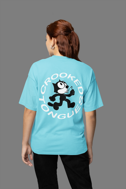 CROOKED TONGUES OVERSIZED T-SHIRT - Costa Moon