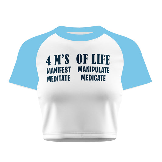 4 M's Crop Tee