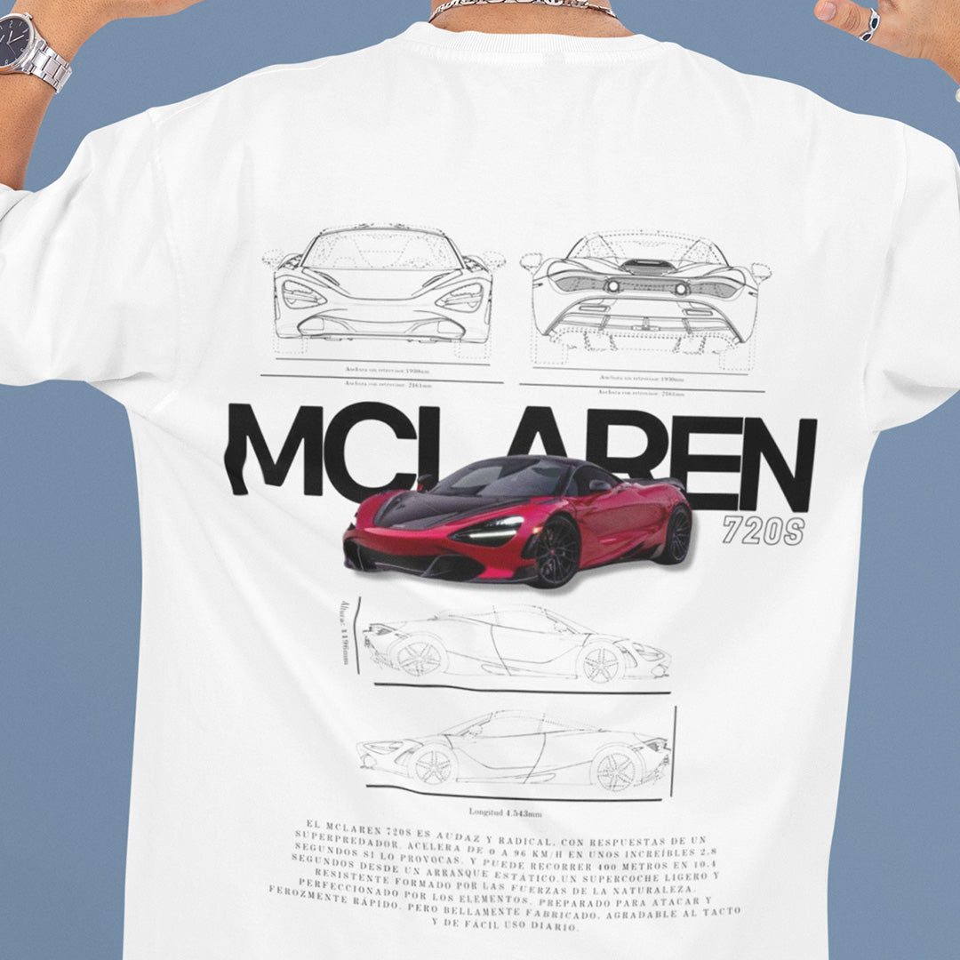 MCLAREN CAR LOVER OVERSIZED T-SHIRT - Costa Moon
