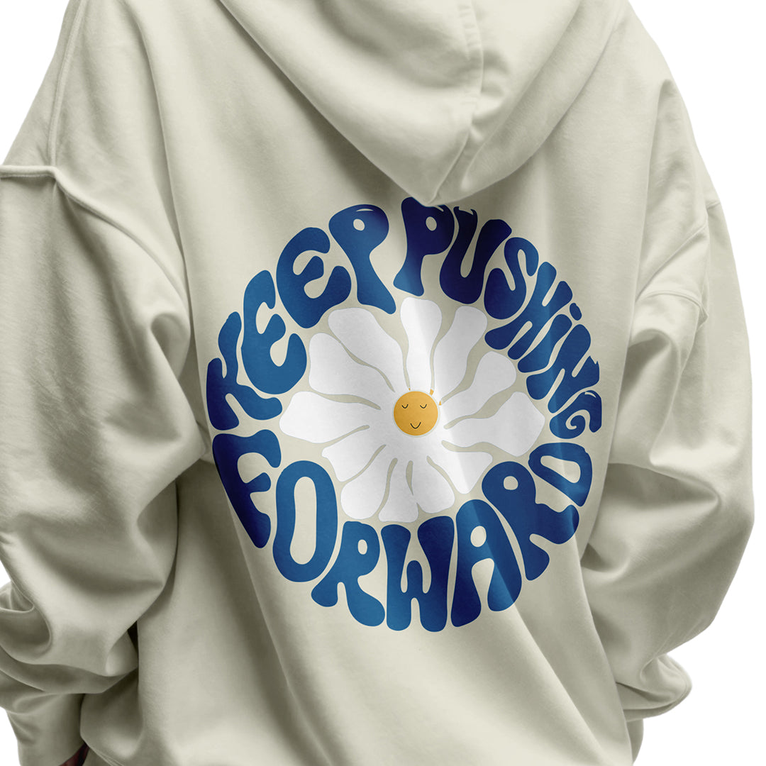 KEEP PUSHIND FORWARD HOODIE - Costa Moon