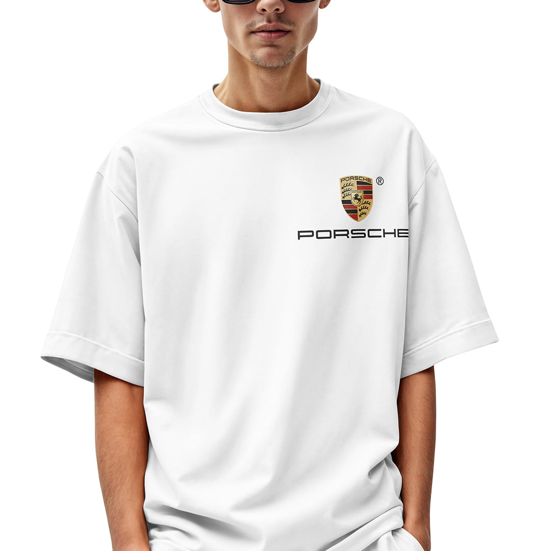 PORSCHE CAR LOVE OVERSIZED T-SHIRT - Costa Moon