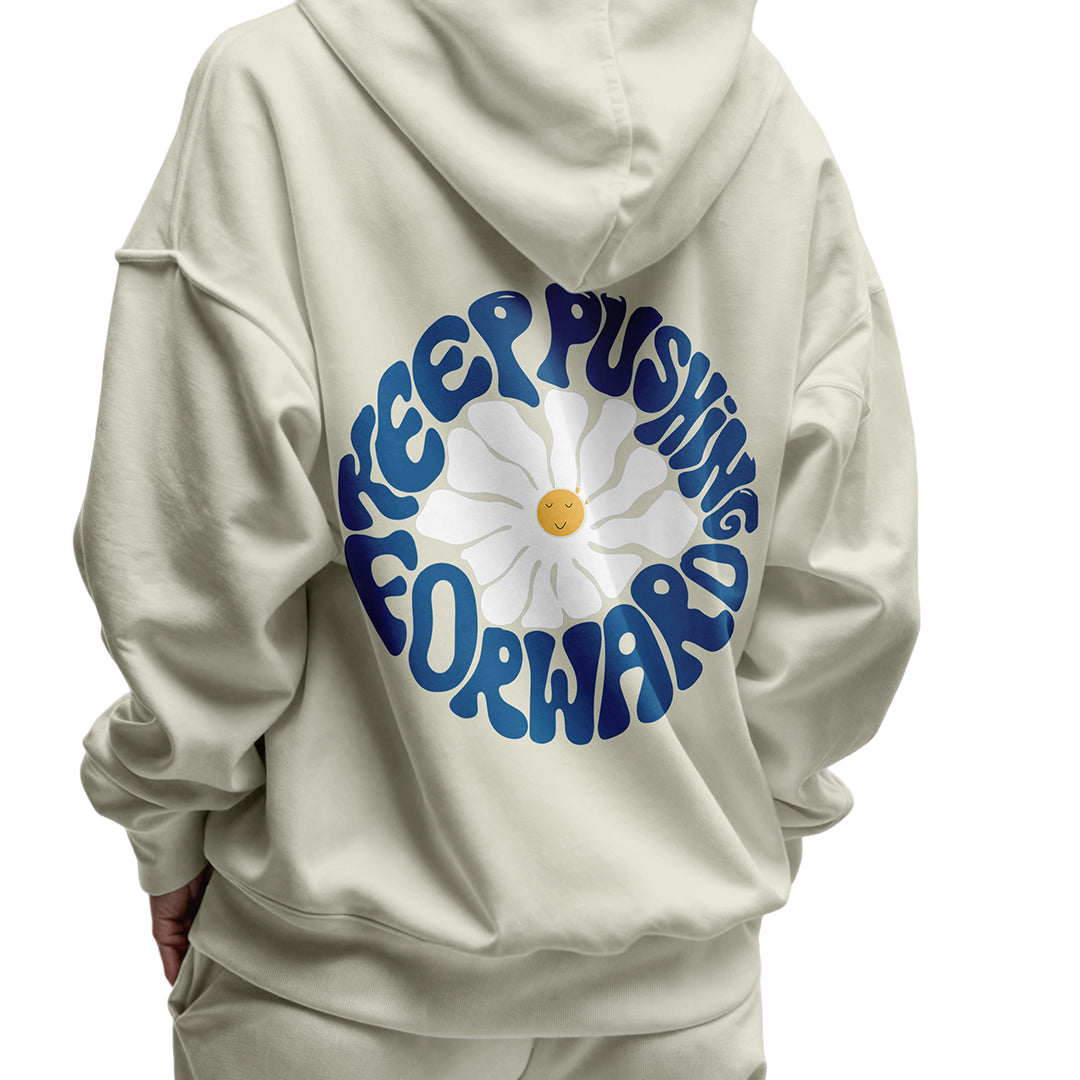 KEEP PUSHIND FORWARD HOODIE - Costa Moon