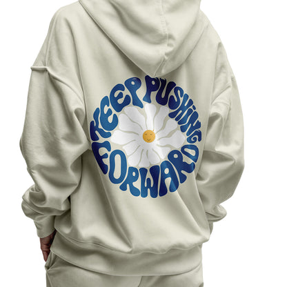 KEEP PUSHIND FORWARD HOODIE - Costa Moon
