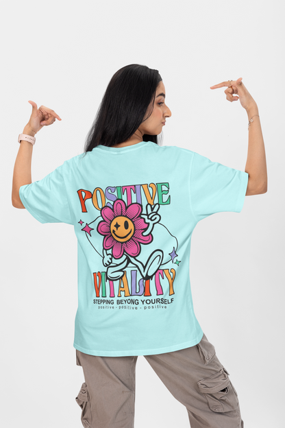 POSITIVE OVERSIZED T-SHIRT - Costa Moon