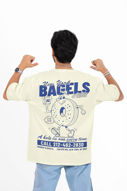 NEWYORK BAGELS OVERSIZED T-SHIRT - Costa Moon