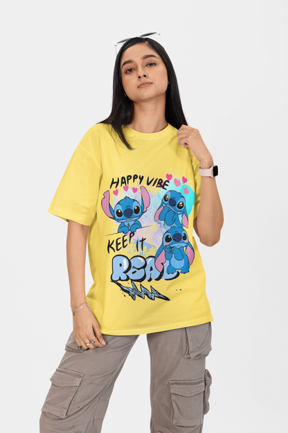 KEEP IT REAL OVERSIZED T-SHIRT - Costa Moon