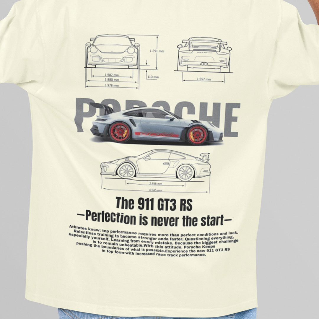 PORSCHE CAR LOVE OVERSIZED T-SHIRT - Costa Moon