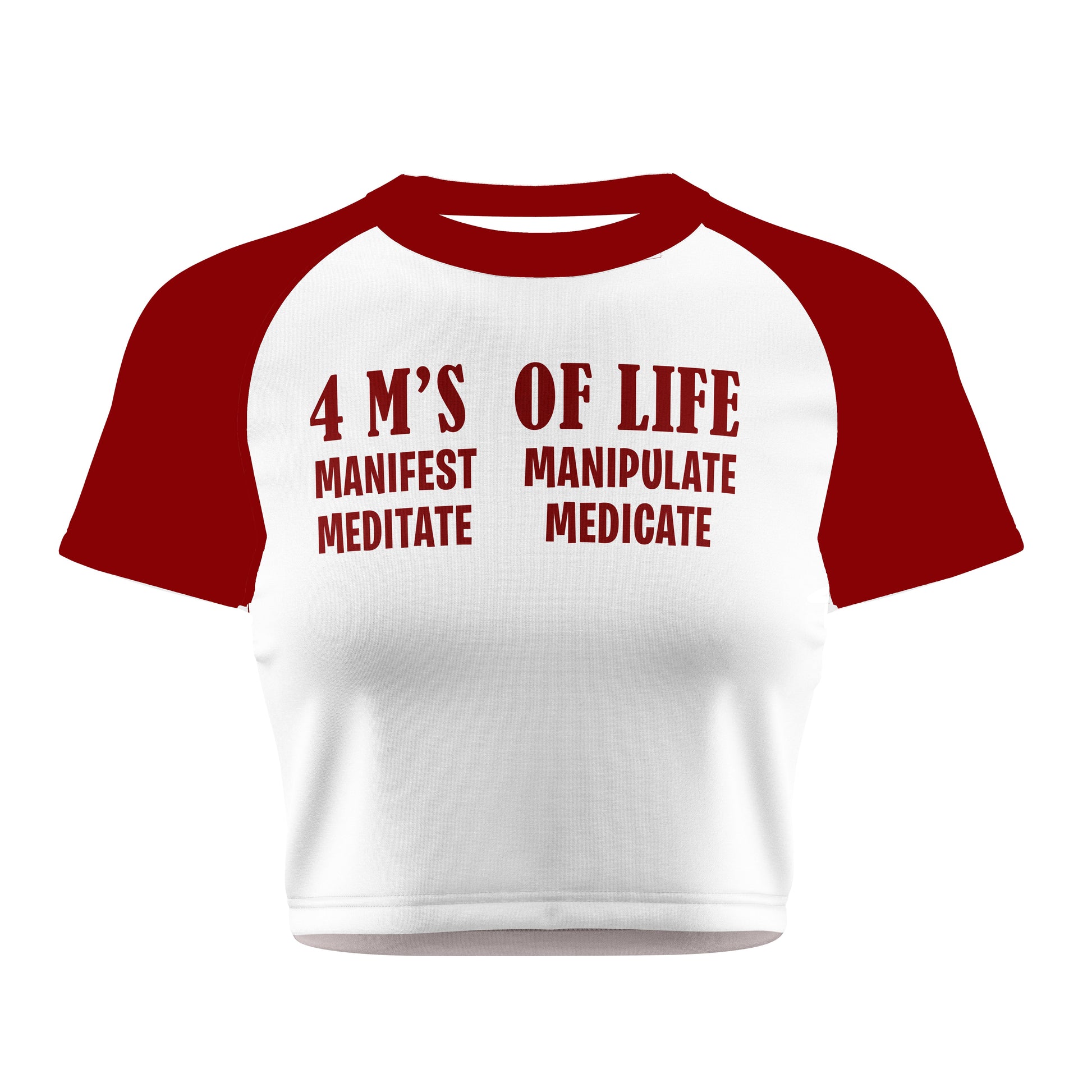 4 M's Crop Tee - Costa Moon