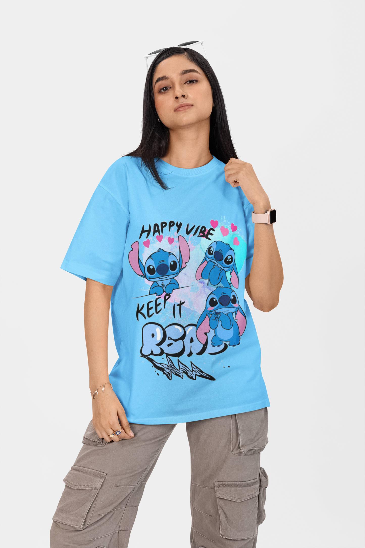 KEEP IT REAL OVERSIZED T-SHIRT - Costa Moon
