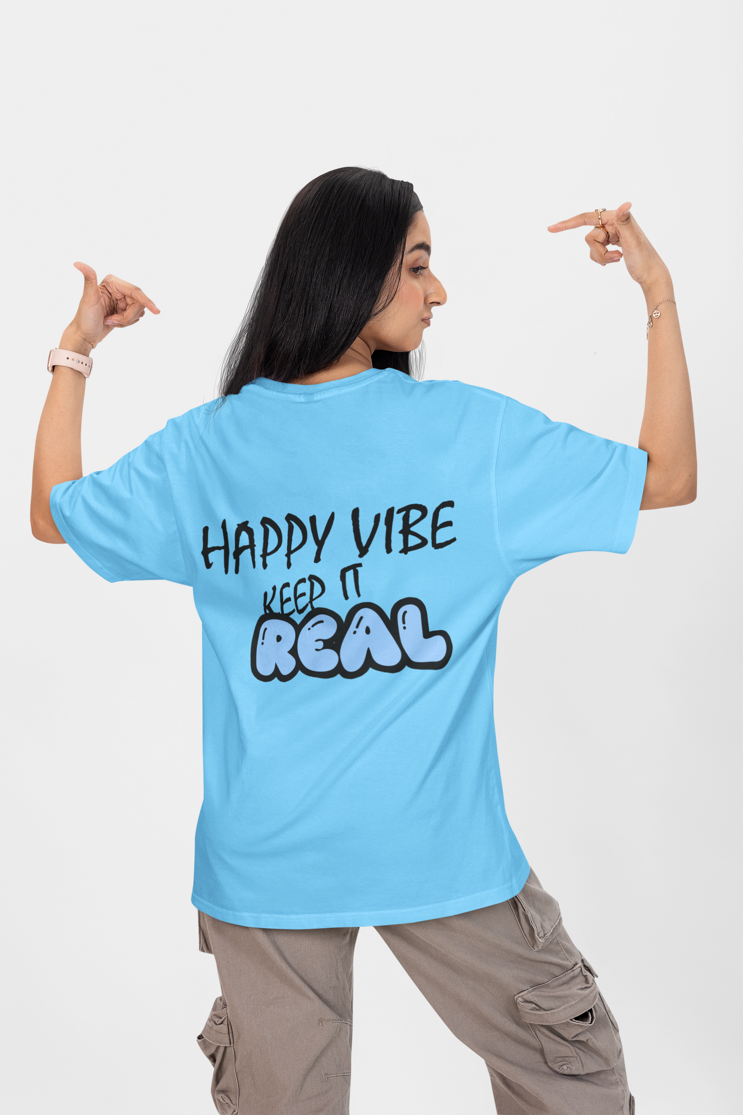 KEEP IT REAL OVERSIZED T-SHIRT - Costa Moon