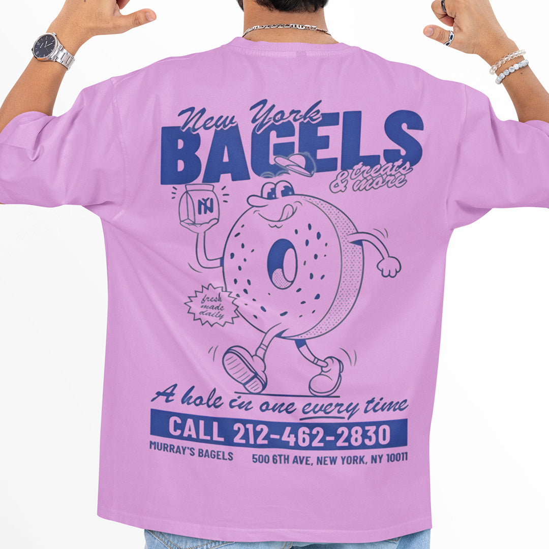NEWYORK BAGELS OVERSIZED T-SHIRT - Costa Moon