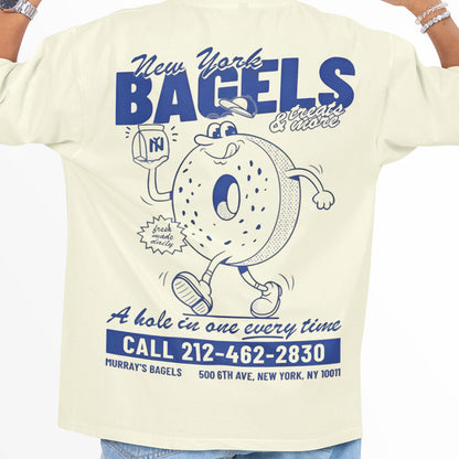 NEWYORK BAGELS OVERSIZED T-SHIRT - Costa Moon