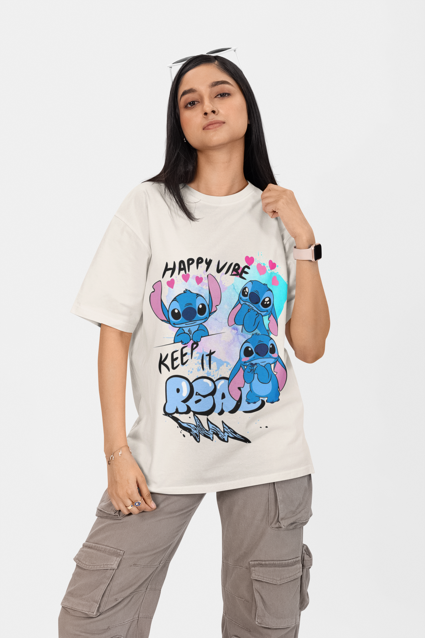 KEEP IT REAL OVERSIZED T-SHIRT - Costa Moon