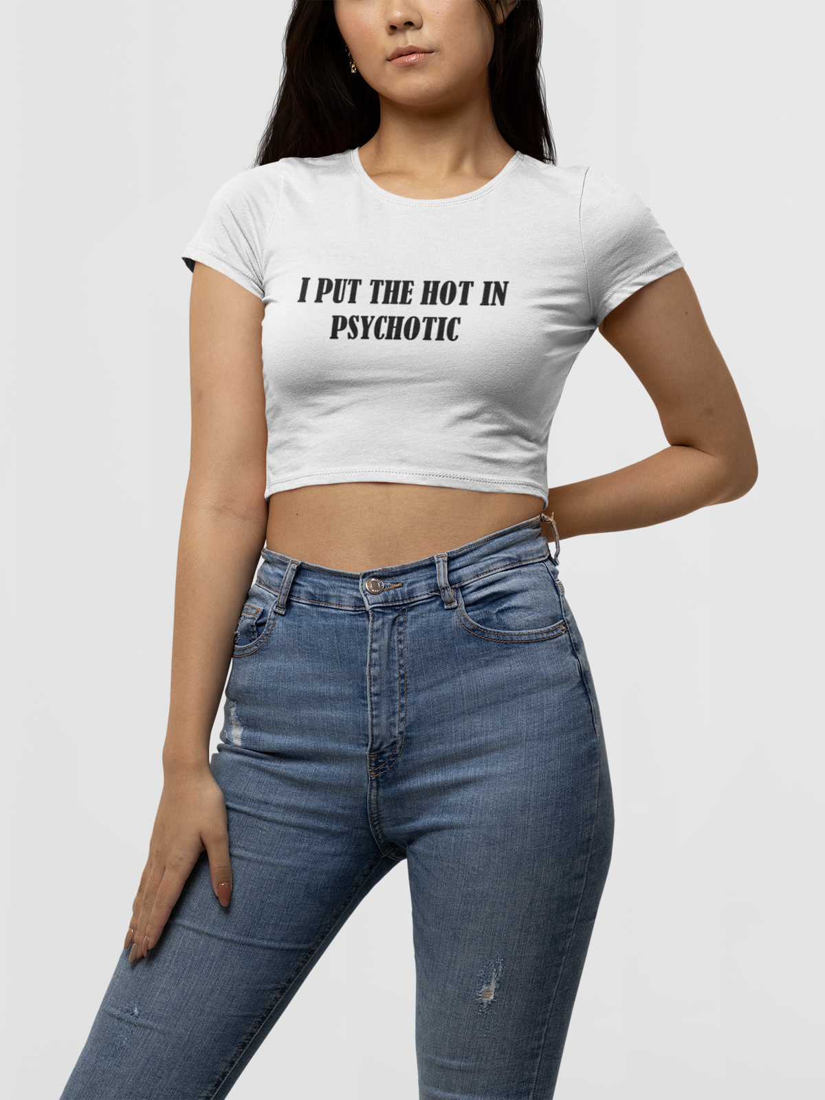 Psychotic Crop Tee