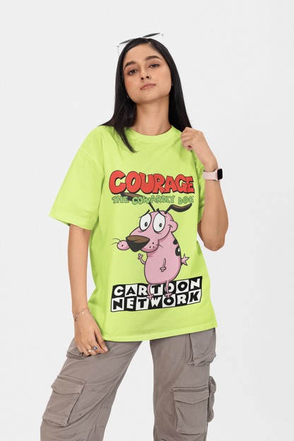 COURAGE OVERSIZED T-SHIRT - Costa Moon