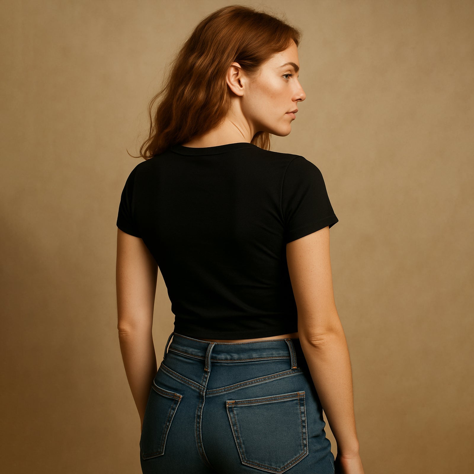 Don't Make Mistake Crop Tee - Costa Moon