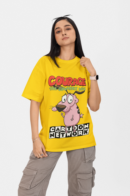 COURAGE OVERSIZED T-SHIRT - Costa Moon