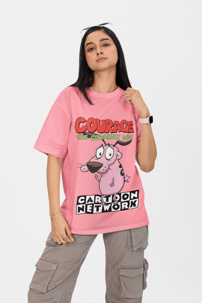 COURAGE OVERSIZED T-SHIRT - Costa Moon